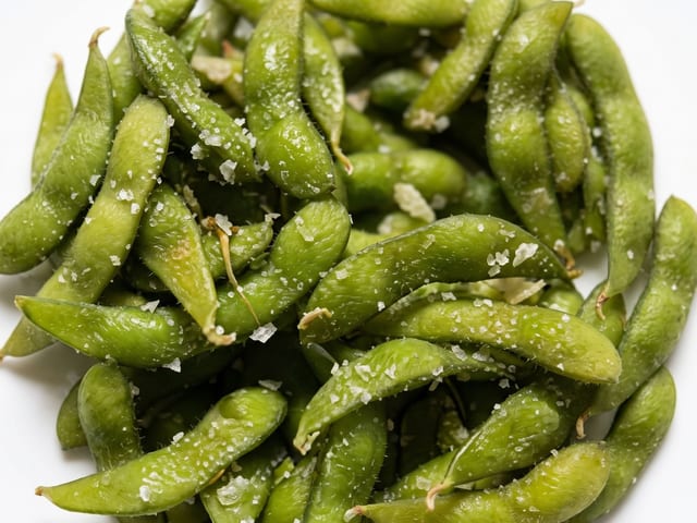 Garlic Sesame Edamame.